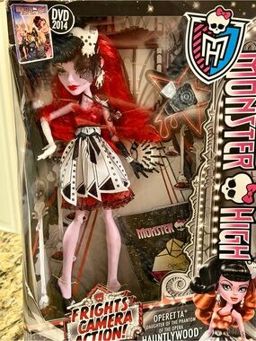Monster High Operetta Frights Camera Action doll New
